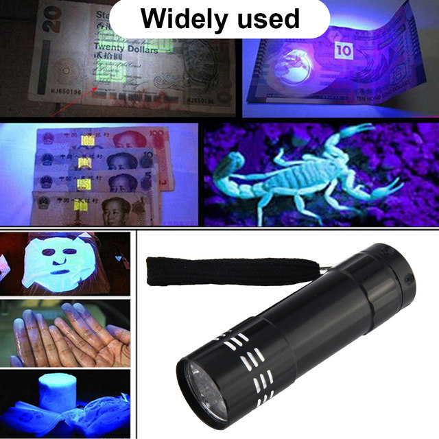 Scorpion Inspection Lamp Waterproof Portable for Fluorescent Agent/ Currency Test