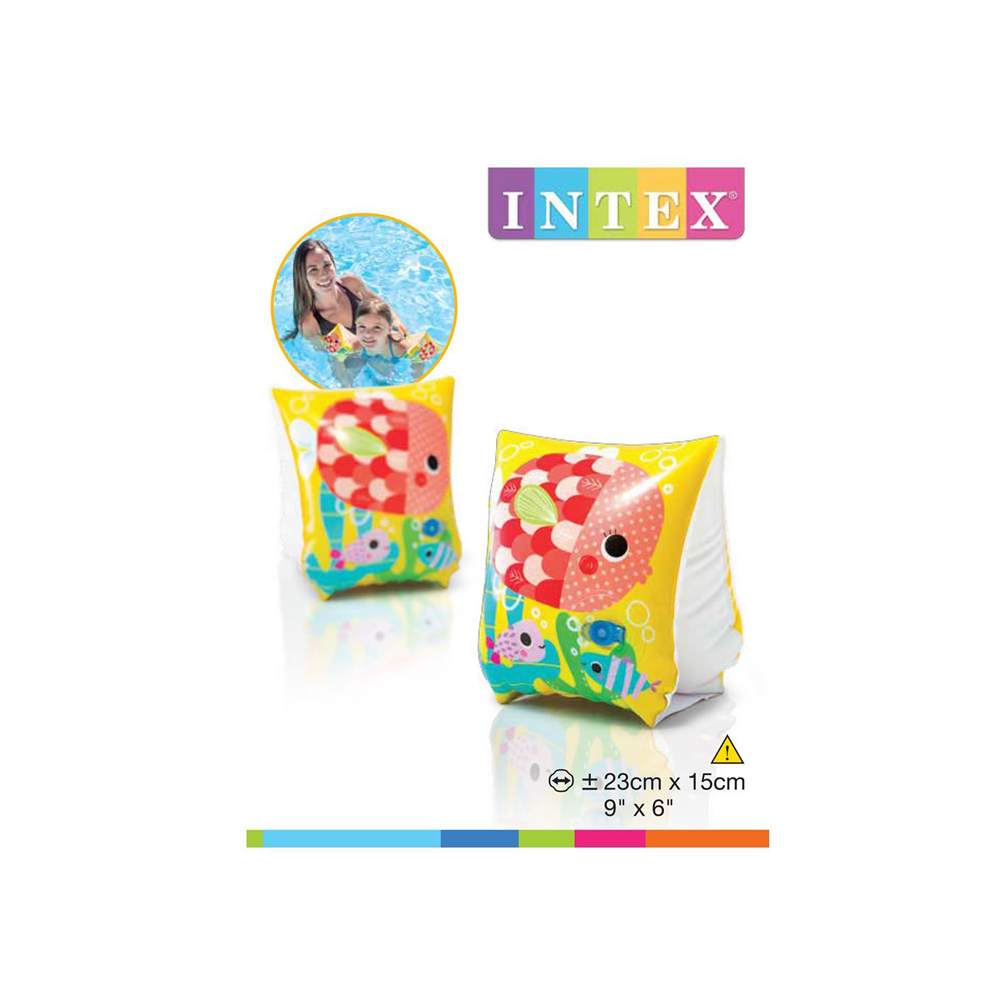 Bracelets De Natation Jaune INTEX