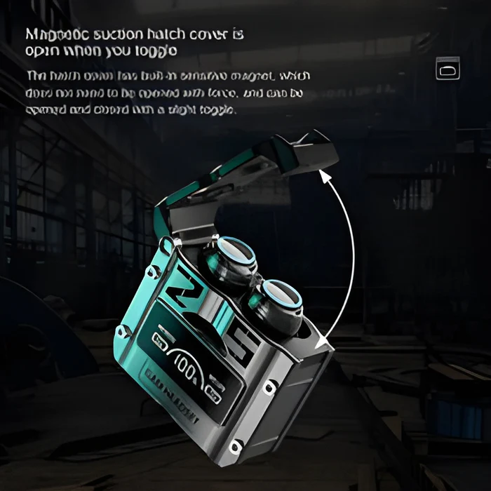 سماعات أذن  بلوتوث مع شاشة رقمية